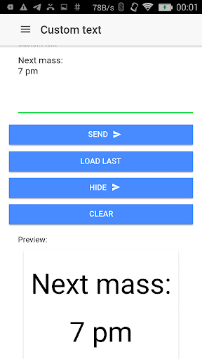 Android application AUDIC E-Ink Display Controller screenshort