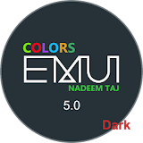 Colors theme Dark EMUi 5 huawe icon