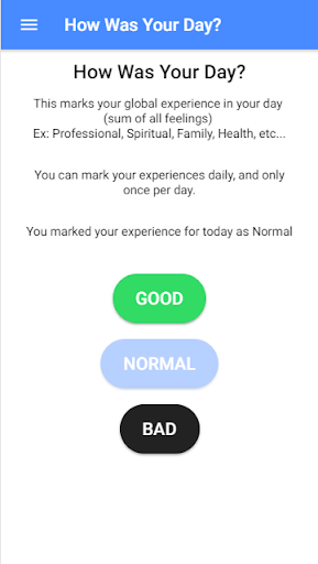 How Was Your Day? Screen 3