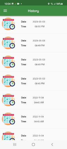 Android application Safeword screenshort