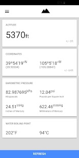 myAltitude - GPS Altitude and Screenshot