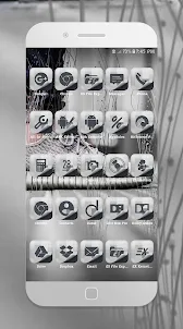 Fling Gray Icons Pack