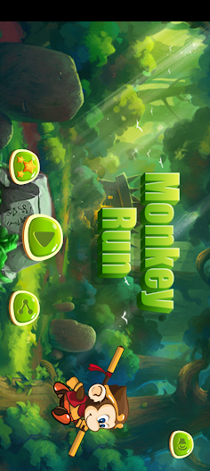Jungle Monkey Run - Screenshot 1