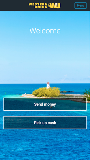 Android application Western Union Send Money BS screenshort