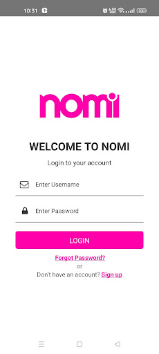 Android application Nomi Accounting screenshort