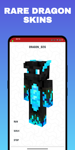 Android application Dragon Skins For Minecraft PE screenshort