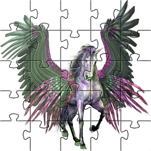 Jigsaw puzzles myth games logo