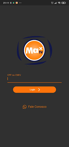 Android application Central MaxTv screenshort