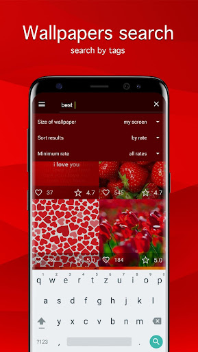 Screenshot of Red Wallpapers 4K