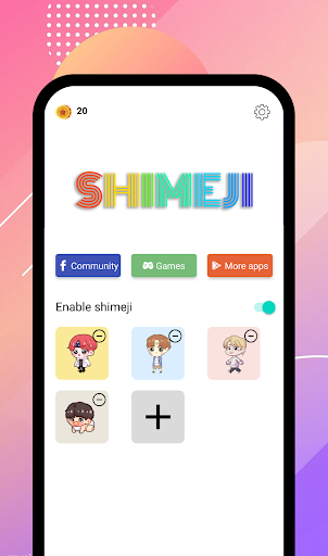 Android application BTS Shimeji - Live Wallpaper screenshort