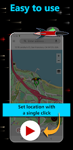Captura de Pantalla 2 DS Fake GPS Location android