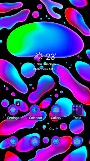 4K Wallpaper HD - Abstract Col Screen 2