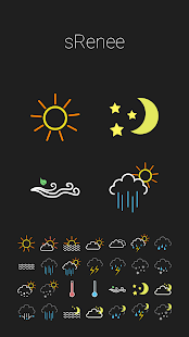 COLOR WEATHER ICONS FOR HDW