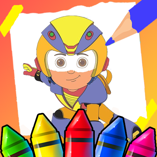 Vir Robot Boy Coloring Book Download on Windows