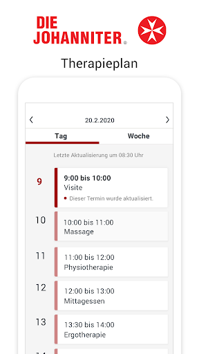 Johanniter-Rehabilitation Screen 3