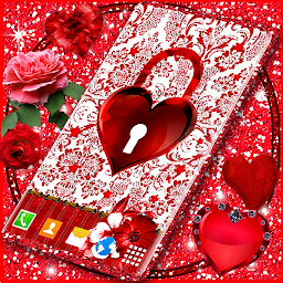 Obrázek ikony 3D Hearts Love Live Wallpaper