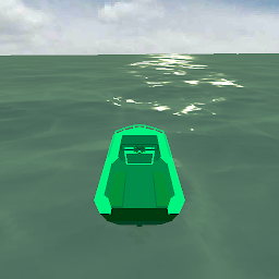 Water boat game boat simulator