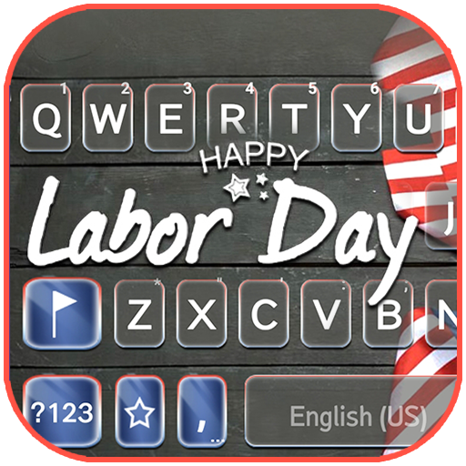 Фон на клавиатурата Happy Labor Day Изтегляне на Windows