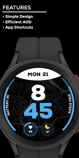 Nighty Digital 11 - watch face Screen 2