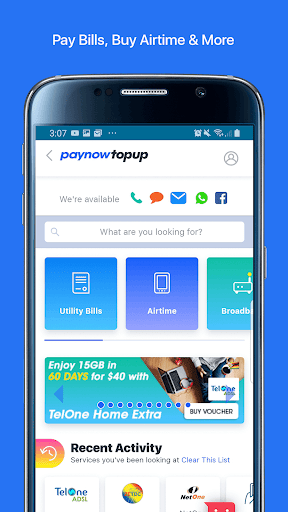 Paynow Topup Screenshot 1 - AppWisp.com