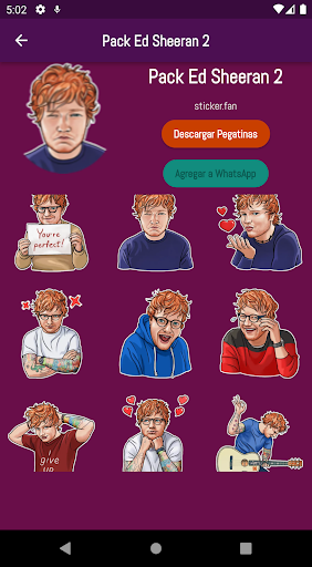 Ed Sheeran Stickers