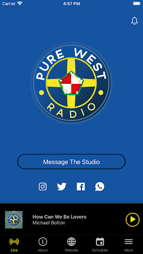 Android application Pure West Radio screenshort