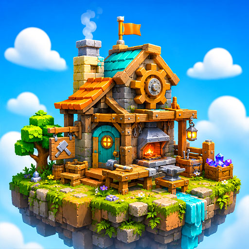 Voxel Sandbox: Craft & Build أيقونة