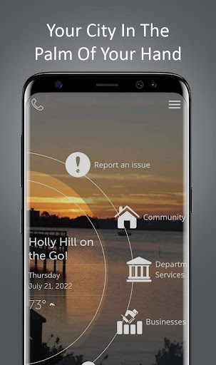 Android application Holly Hill on the Go! screenshort