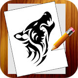 Learn to draw tattoos icon