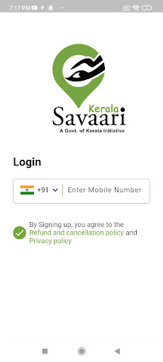 Android application Kerala Savaari screenshort