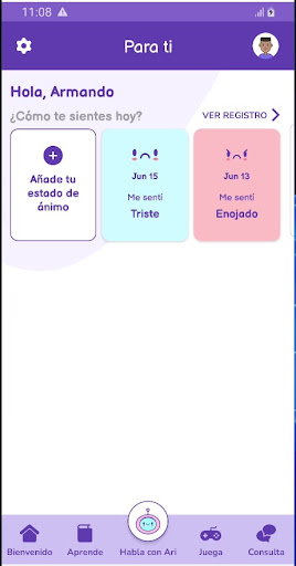 Ari: Tu Asistente Emocional Screen 2