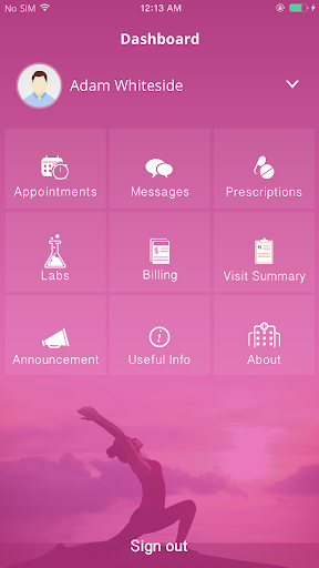 Android application Options Naturopathic screenshort