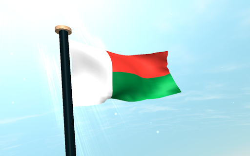 Madagascar Flag 3D Wallpaper