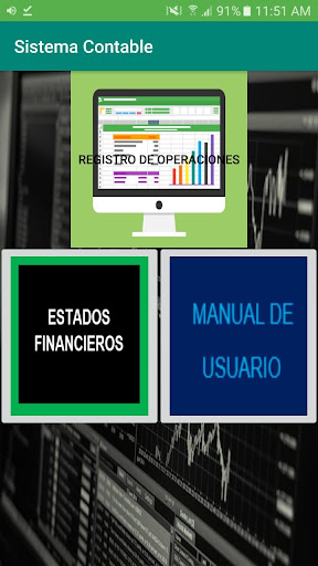 Android application Sistema Contable Accounting screenshort
