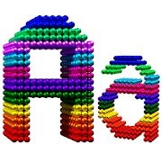 Alphabets Magnet World - Build by Magnetic Balls
