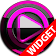 Poweramp widget BLACK Pink icon