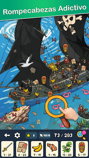 Buscar Objetos Ocultos Juego Captura de Pantalla del Juego Android 4