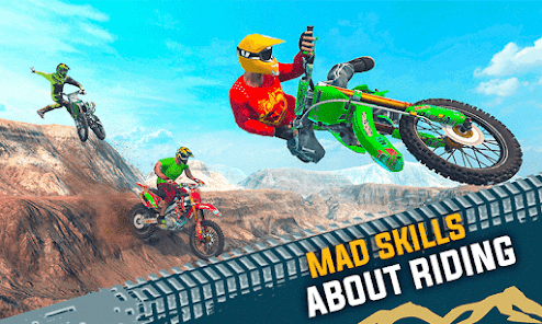 Download Crazy Bike Racing Stunt Game screenshots 1