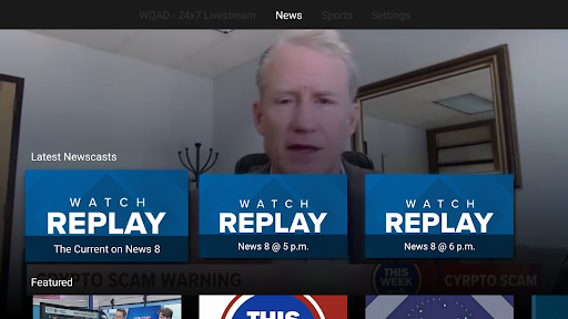 Screenshot of WQAD 8