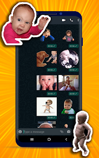 Moving babies Stickers - Animated stickers tafoukt 1.0 APK screenshots 6