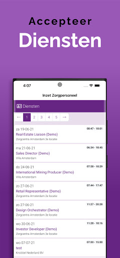 Inzet Zorgpersoneel Screen 3