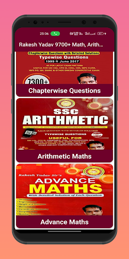 Android application Rakesh Yadav Maths SSC Books screenshort