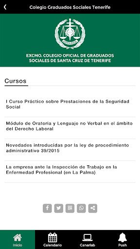Colegio Graduados Sociales TF Screen 2