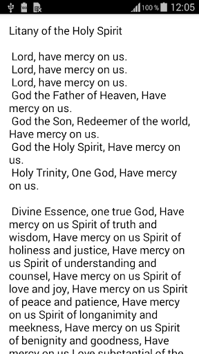 Litany of the Holy Spirit Screen 2
