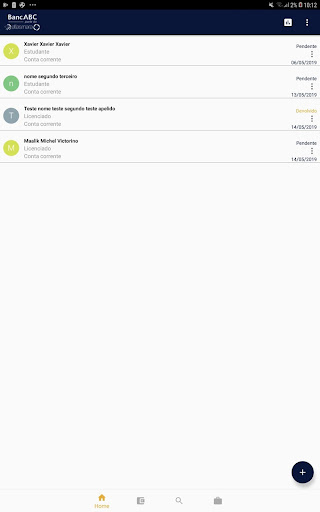 Android application BancABC Paperless screenshort