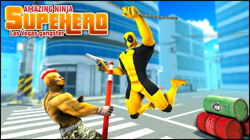 Real Ninja Superhero Las Vegas gangster Fight screenshots 3