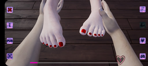 Android application Girl feet screenshort