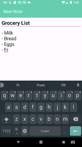 Simple Notebook Screen 3