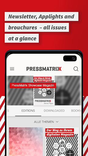 PressMatrix Screen 2