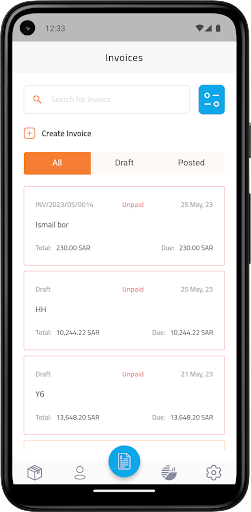 Android application Q-bill screenshort
